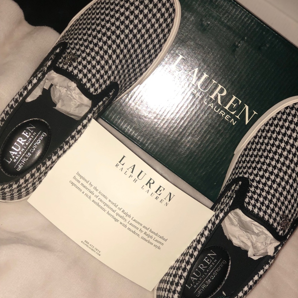 Ralph Lauren Checker Board Shoes